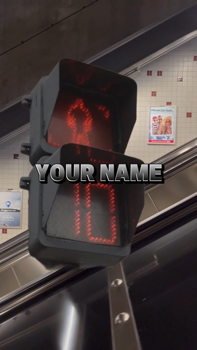 IHR NAME X VERLANGSAM