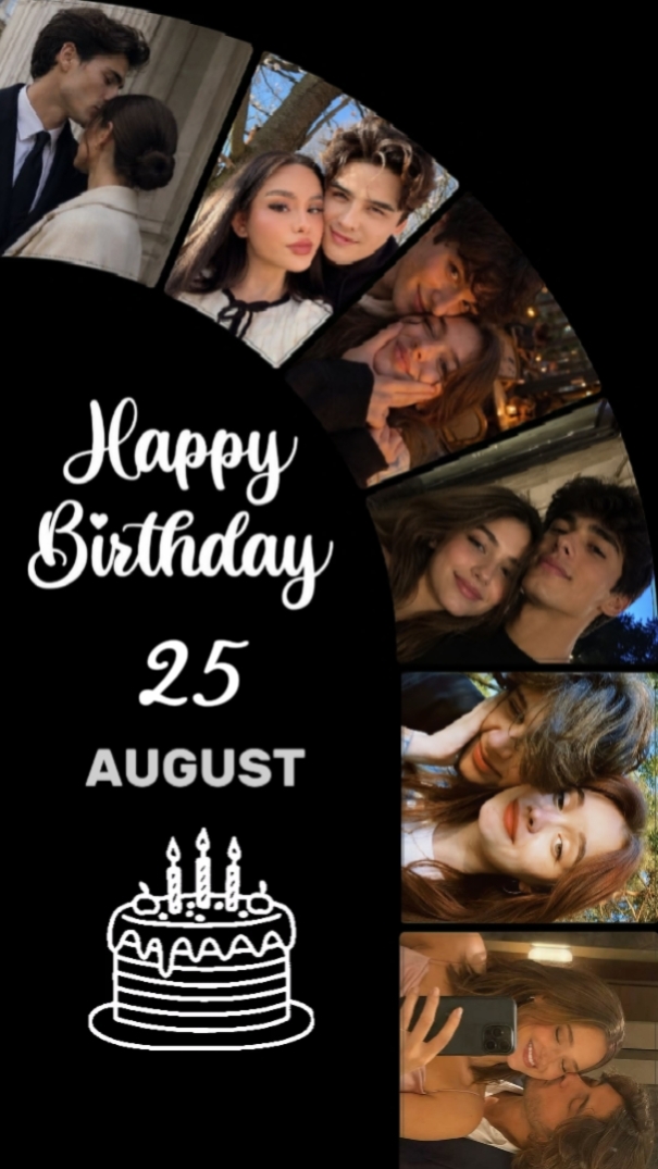 ANNIVERSAIRE LE 25 AOÛT