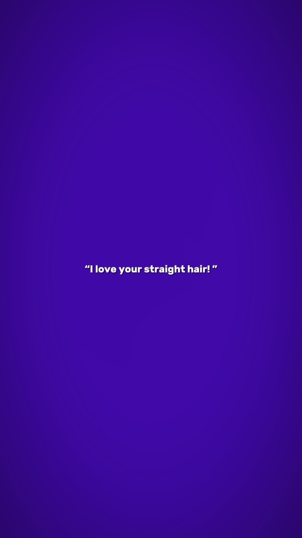 straight hair