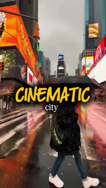 City vlog trend 