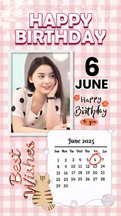 6 JUNE HBD GIRL