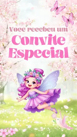 Fada convite 