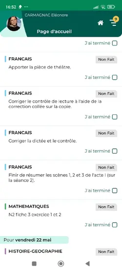 les devoirs 