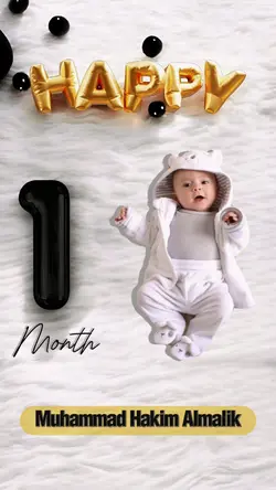 Happy 1 Month baby