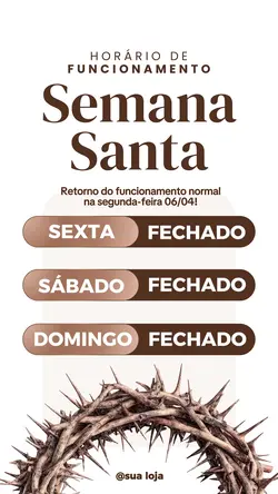 Horário de Feriado 