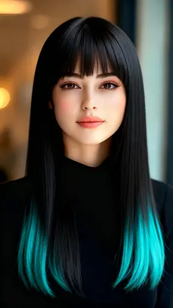 straight hair