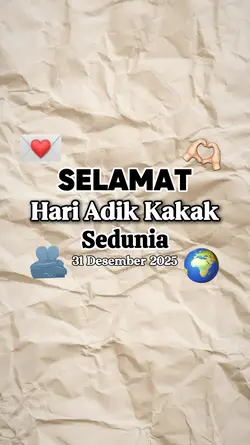 hari adik kakak
