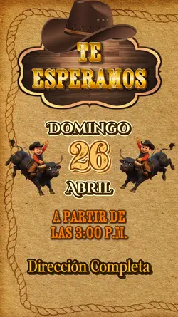 Invitación Rodeo