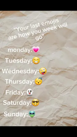 Your week as emojis