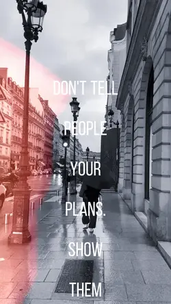 Dont Tell Your Plans