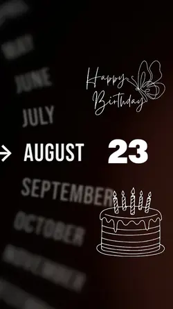 HBD 23 august