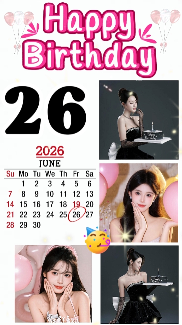 BIRTHDAY 26 JUNE 