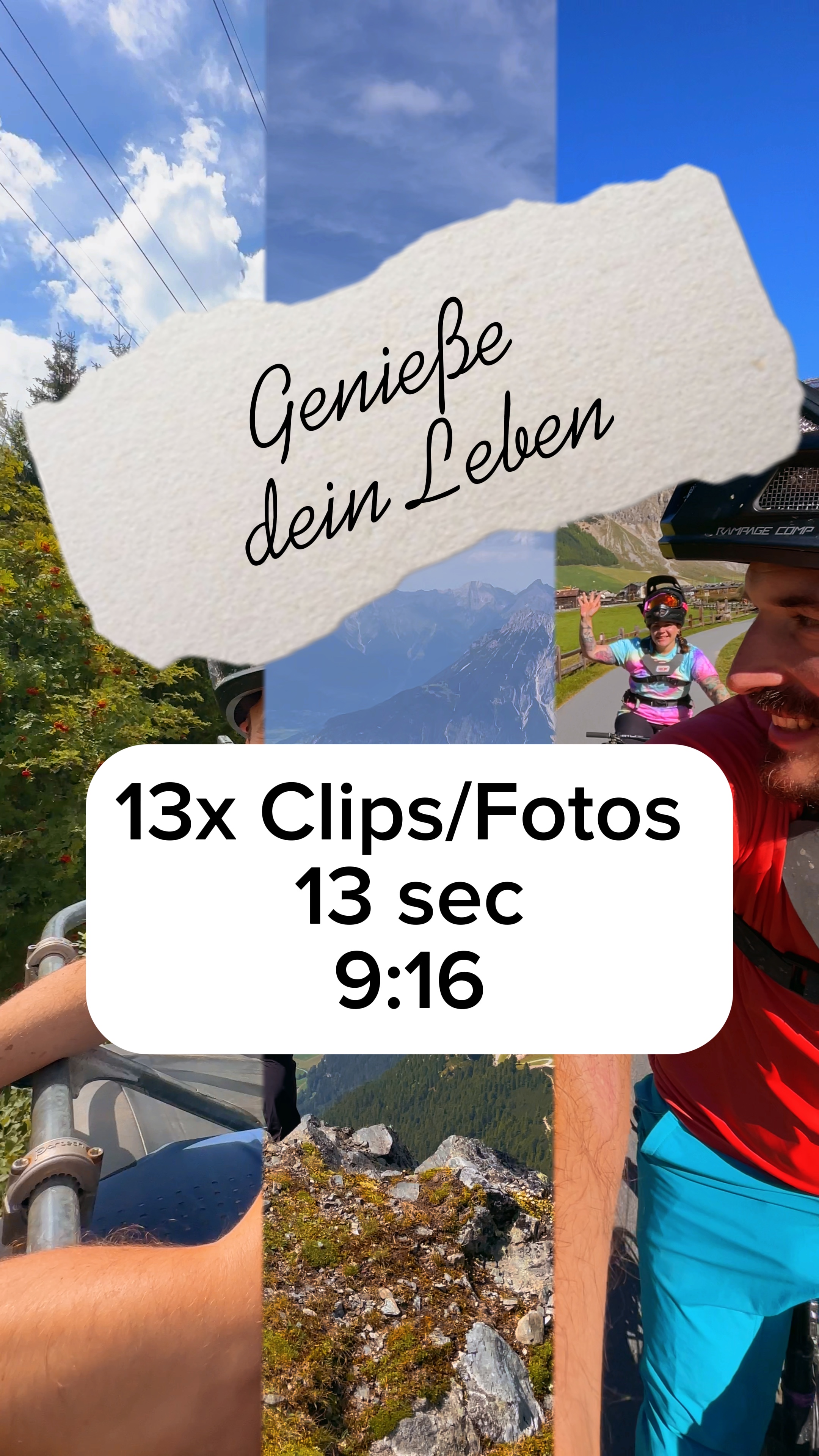 Genieße dein Leben