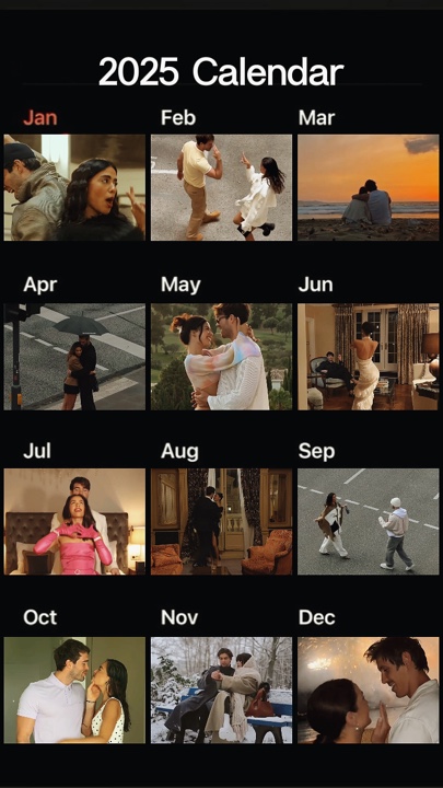 Amor del calendario 2025