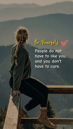 Be yourself ❤️ 