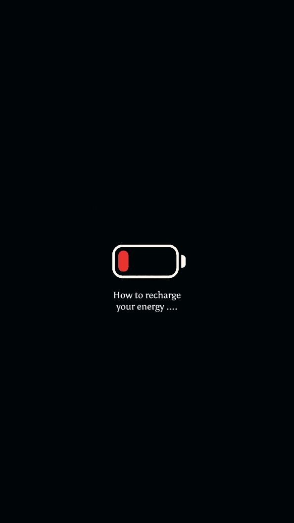 Recarga tu energía
