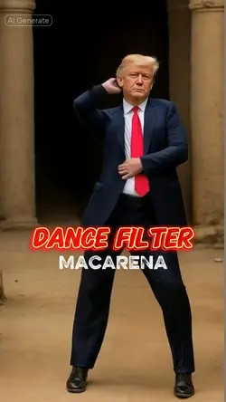Trump dance macarena