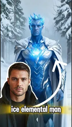 ice elemental man