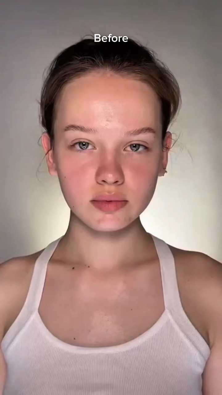 Antes depois da maquiagem 