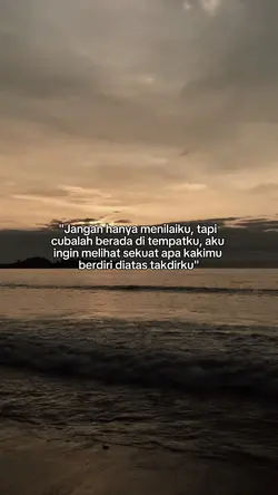 Jangan hanya menilai