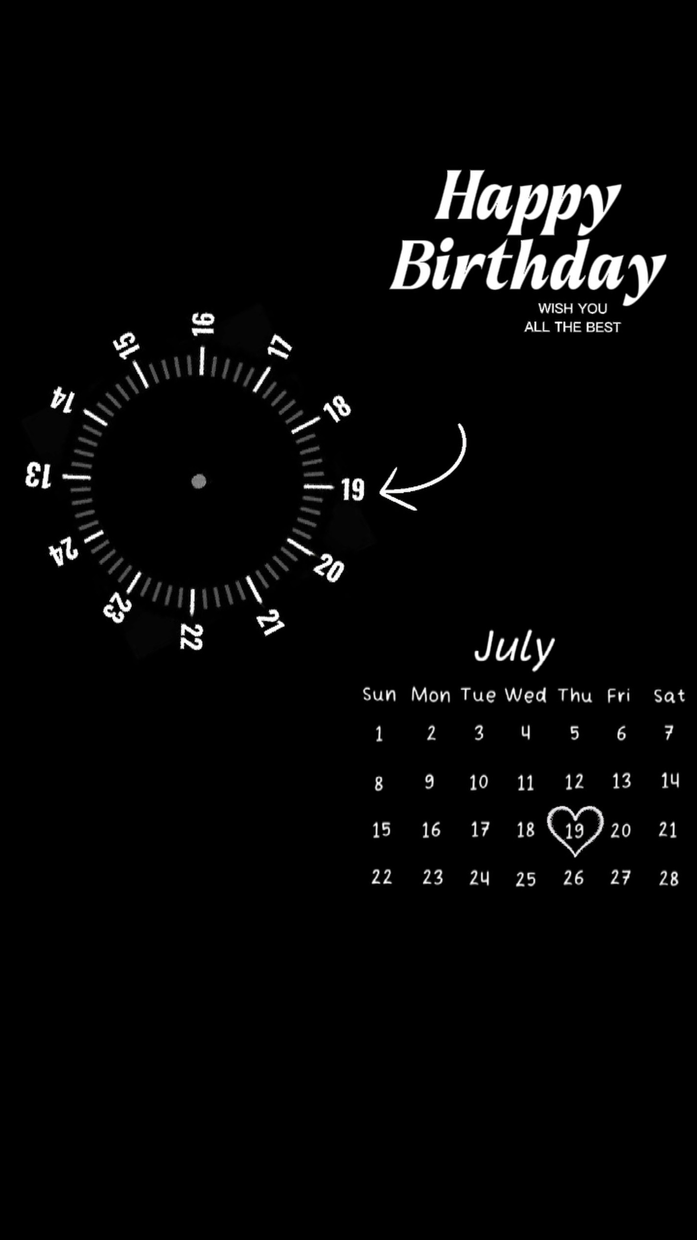 Hbd 19 juillet 2026