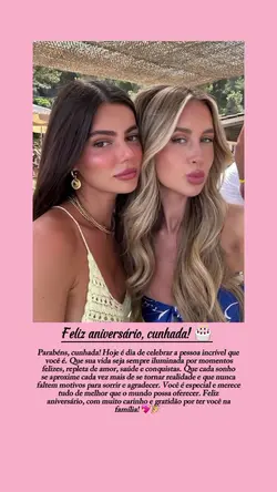 parabéns cunhada 