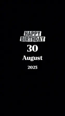 Hbd 30 august 2025