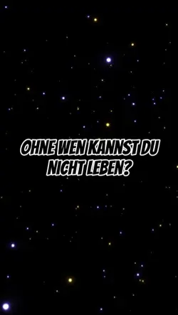 Ohne wen?