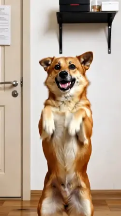 orelha o cão alegre