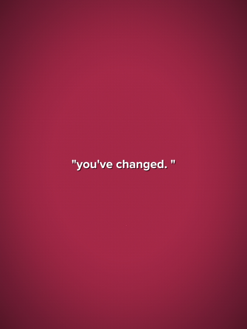 Vous avez changé