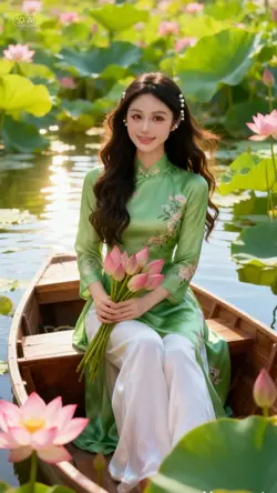 Ghép ảnh áo dài 