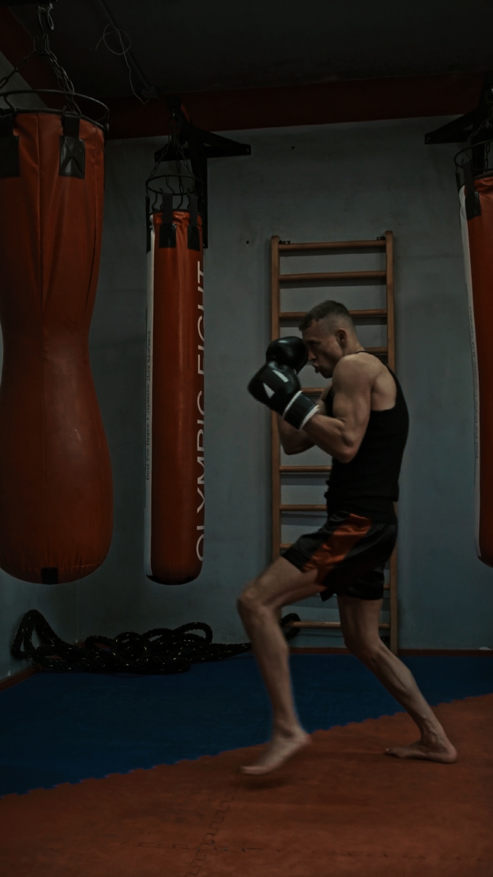 entraînement de boxe