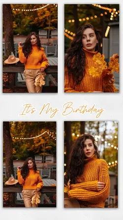 Frame Birthday 4 pic