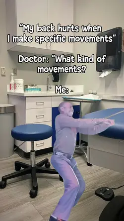 “My back hurts when