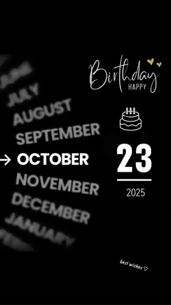 HBD 23 OCTOBER 2025