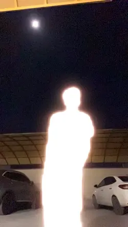 Glowing person