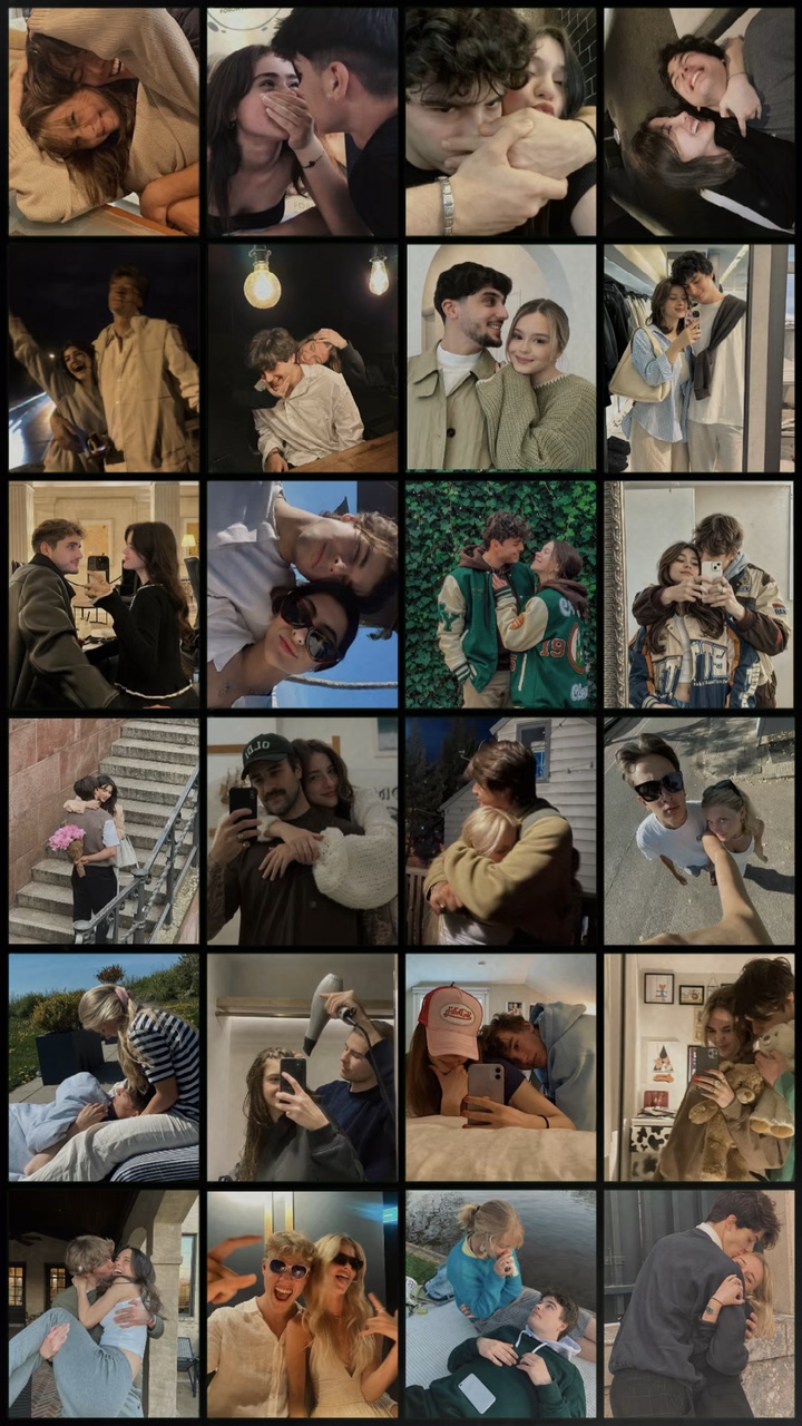 Collage de pareja