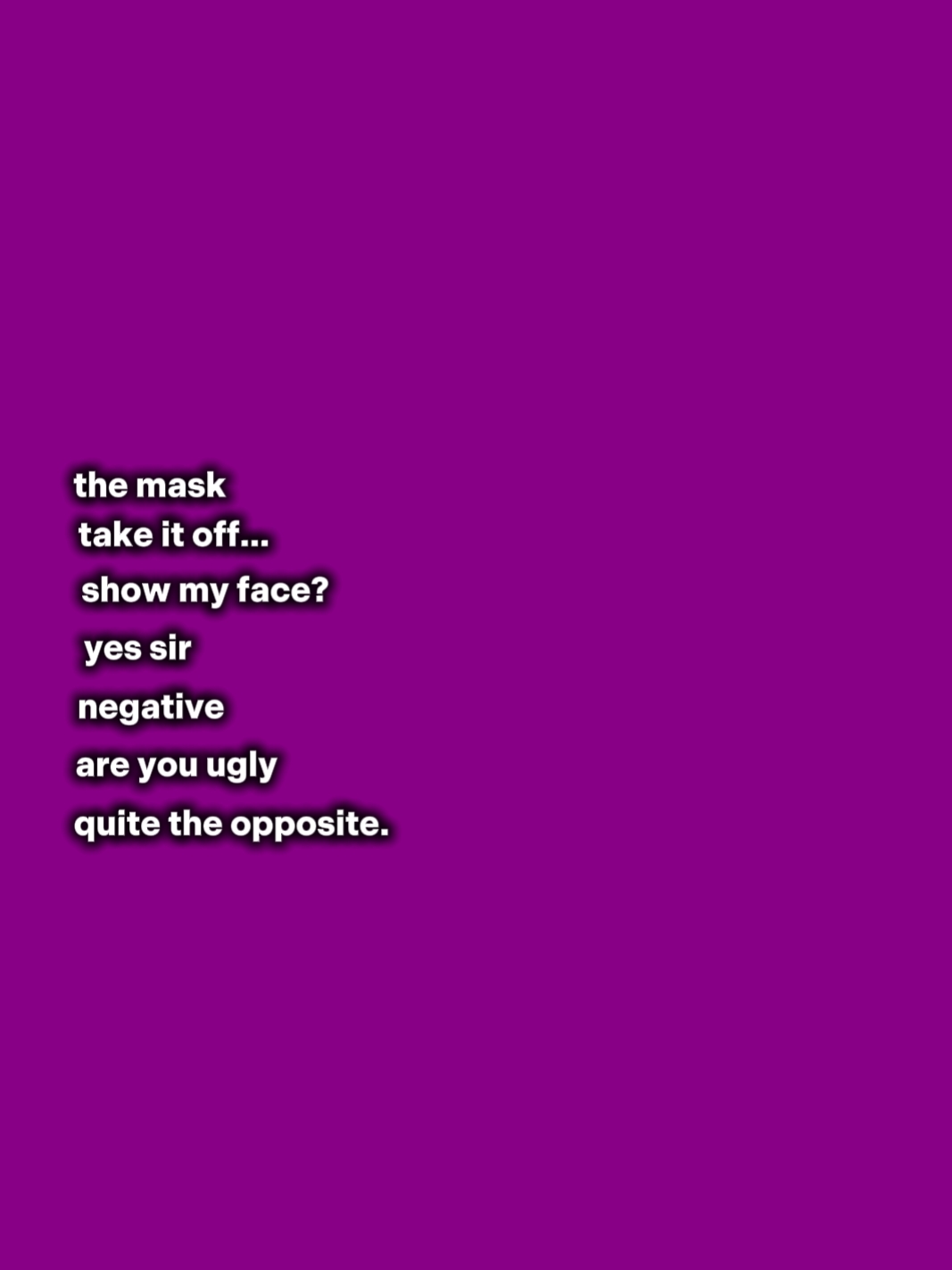 the mask