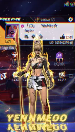 Mẫu show acc ff