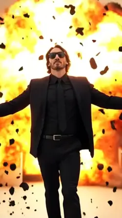Cinematic explosion