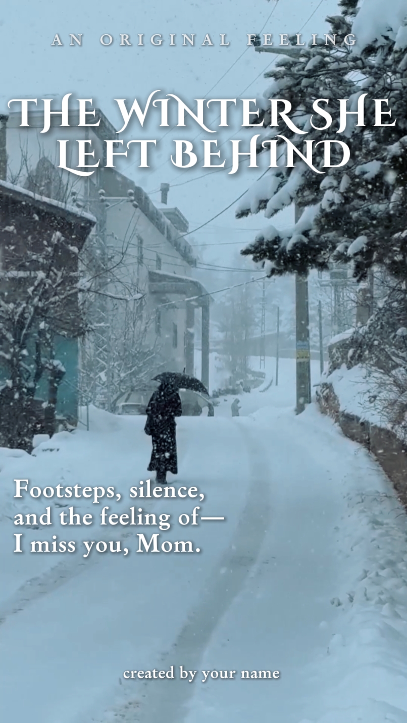 winter without mom