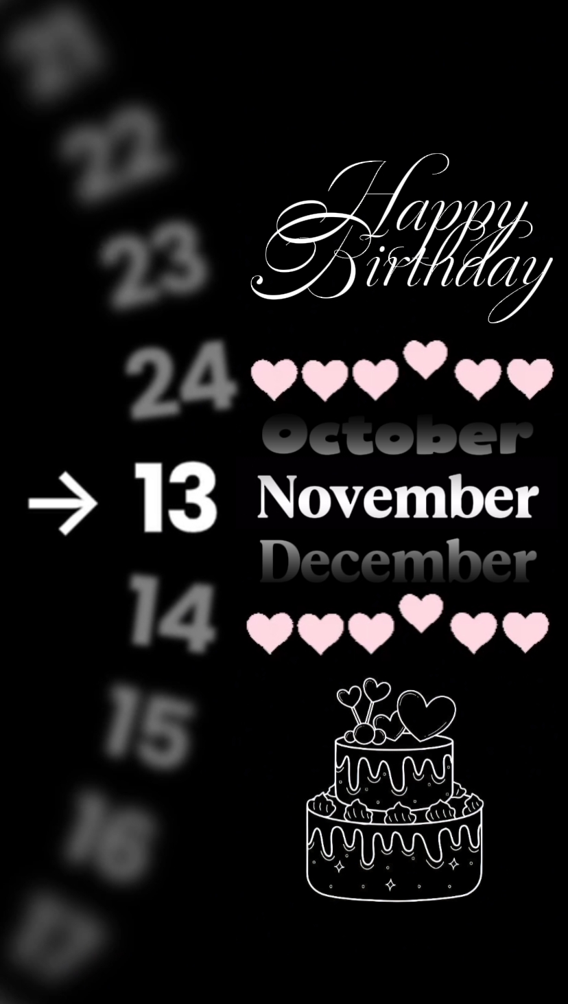 HBD 13 de novembro