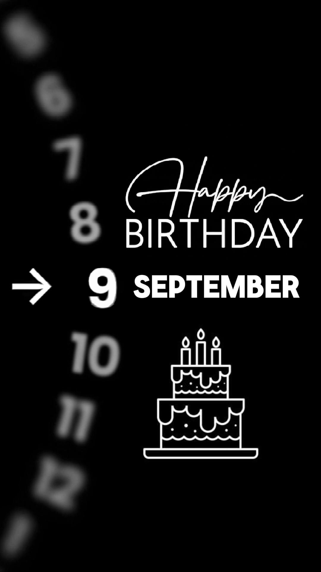 Birthday 9 September