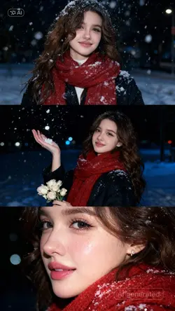 Snow photoshoot
