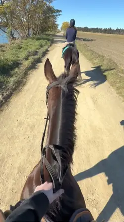 Ellie!! Beach ride
