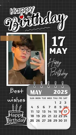 HBD 17 MAY 2025