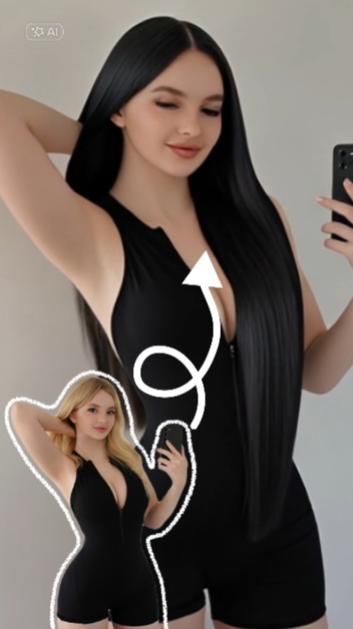 black hair 