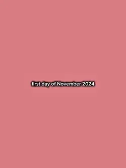 first day of novembe