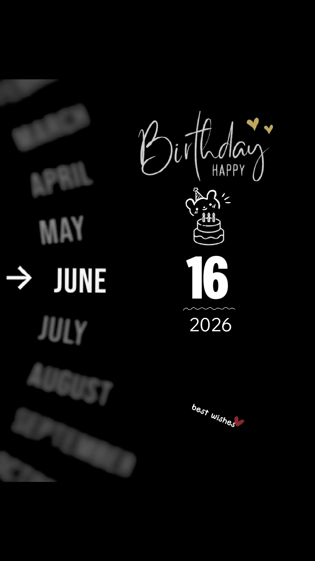 CUMPLEAÑOS AMOR 16 DE JUNIO