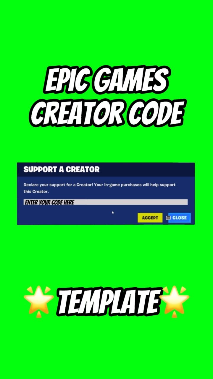 Code créateur épique